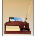 Rosewood Piano Finish Desk Organizer (4.75" deep x 5 5/8")